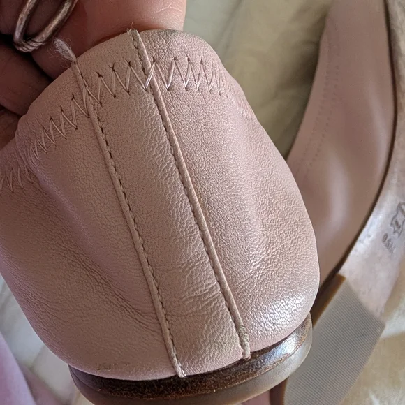 Tory Burch Pink Liana Ballet Flats - Picture 3 of 12